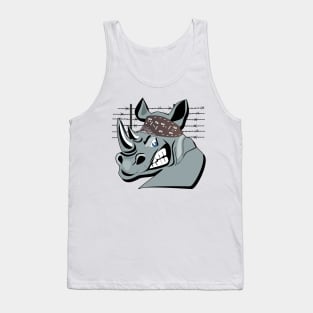 rhinoceros cartoon Tank Top